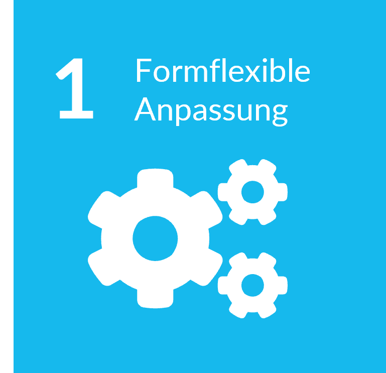 Formflexible Anpassung